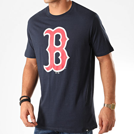 '47 Brand - Tee Shirt Boston Red Sox Bleu Marine